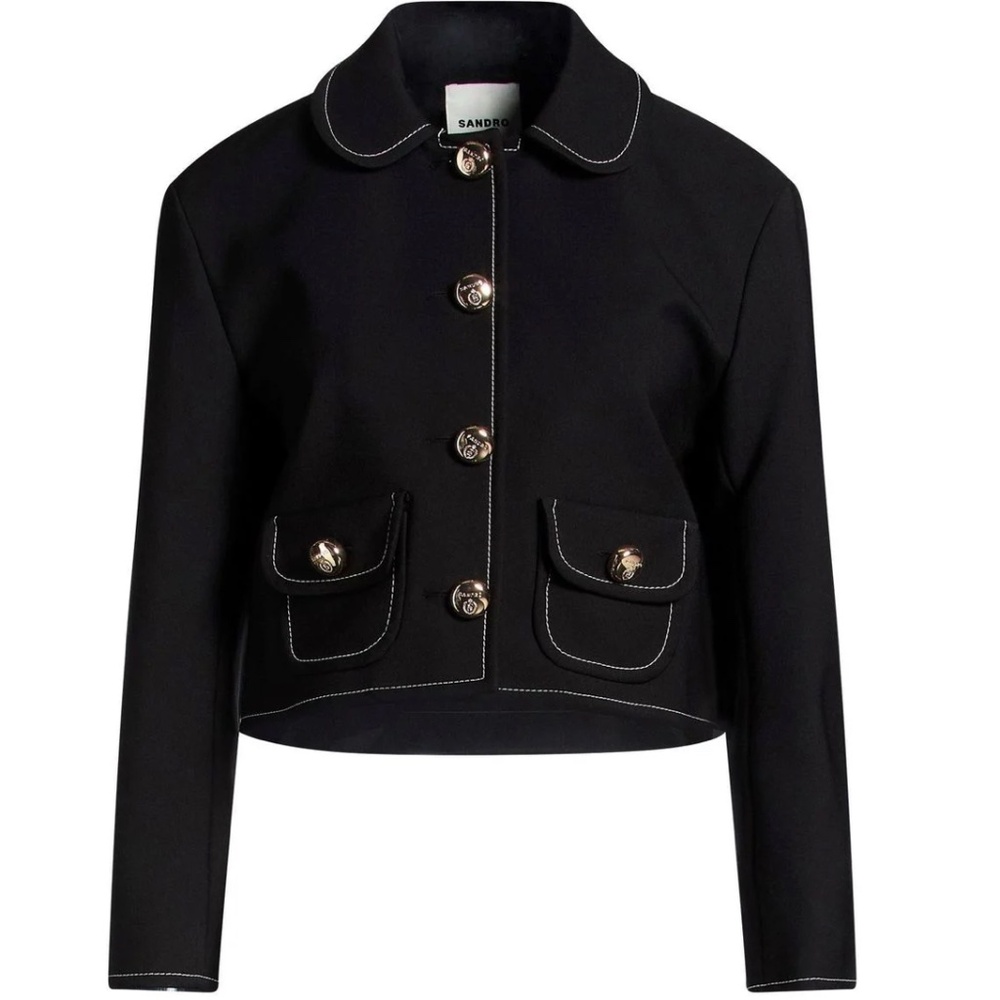 Sandro Peter Pan Collar Jacket - image 1